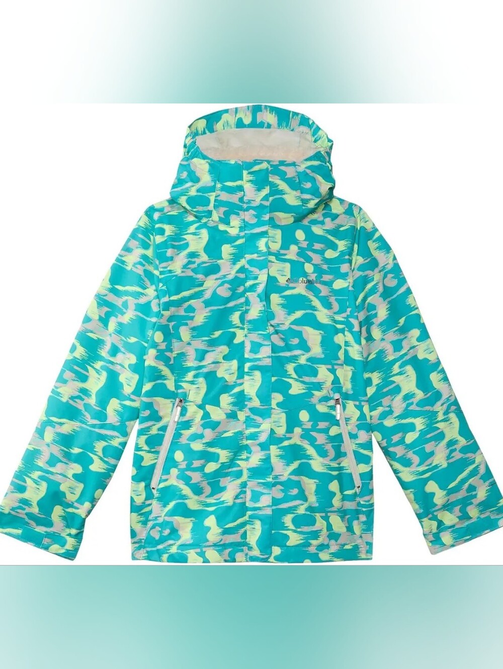 Columbia Girls' Bugaboo III Printed Fleece Interchange Jacket M medium 10/12